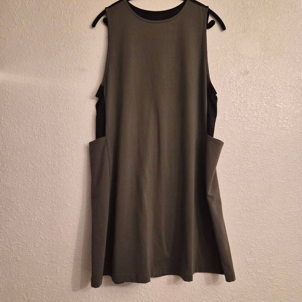 Lucy Olive Khaki Military Green Athleisure Dress Comfy Travel Essential Summer